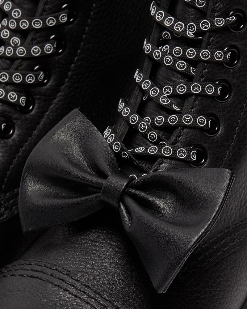 Dr Martens Sinclair Lazy Oaf Læder Platform Støvler Dame Sort | DK 254LIS